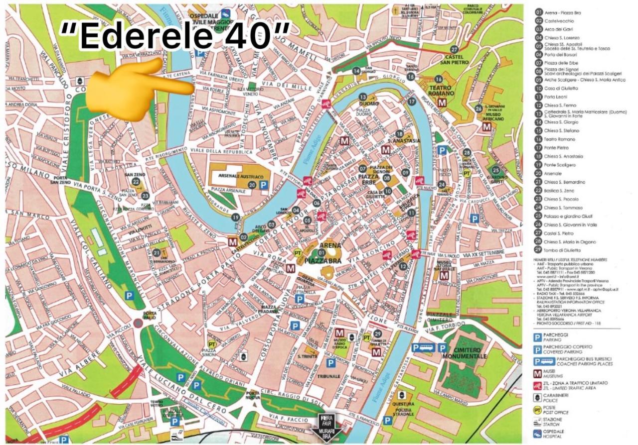 Ederle 40 Apartment Verona Ngoại thất bức ảnh
